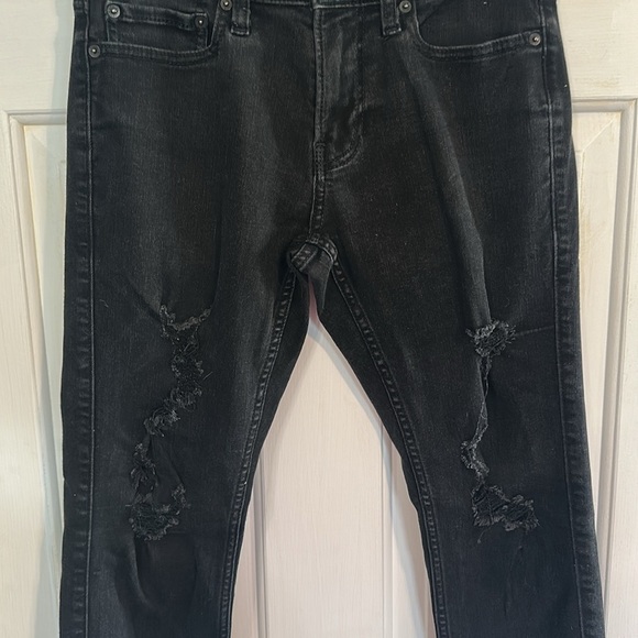 Hollister Black Men’s Skinny Jeans size 28x30 - Picture 3 of 4